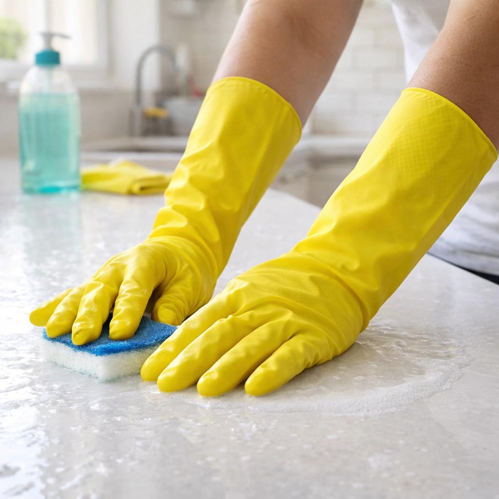 Latex Einmalhandschuhe- puderfrei (XL)
